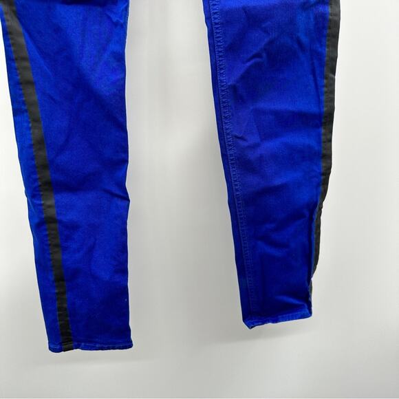 Rag & Bone for Intermix Limited Edition Lapis Tuxedo Royal Blue Legging Jeans 28 - Picture 3 of 12
